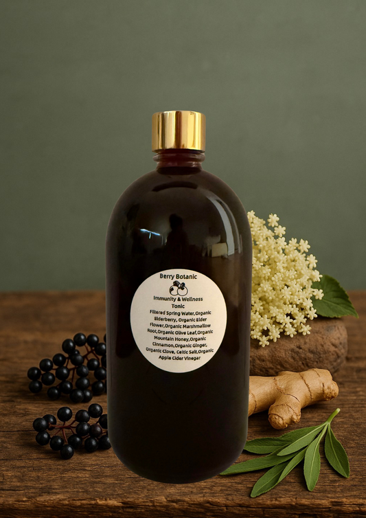 BACK IN STOCK Organic Immunity & Wellness Tonic - 500ml -   Or Subscribe & Save 10% — just $49.50 / every 4 weeks